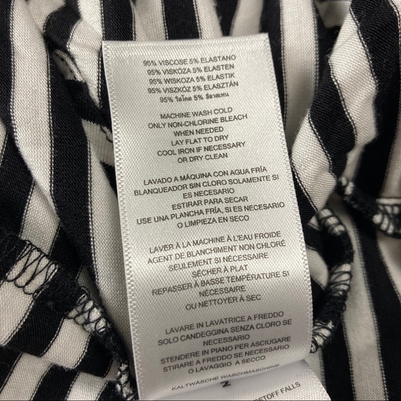 Michael by Michael Kors womens striped criss cross blouse - Picture 10 of 10